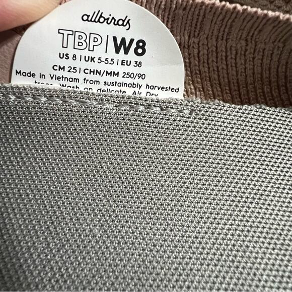 Allbirds Pink Tree Breezer Point Size 8 - Picture 15 of 16